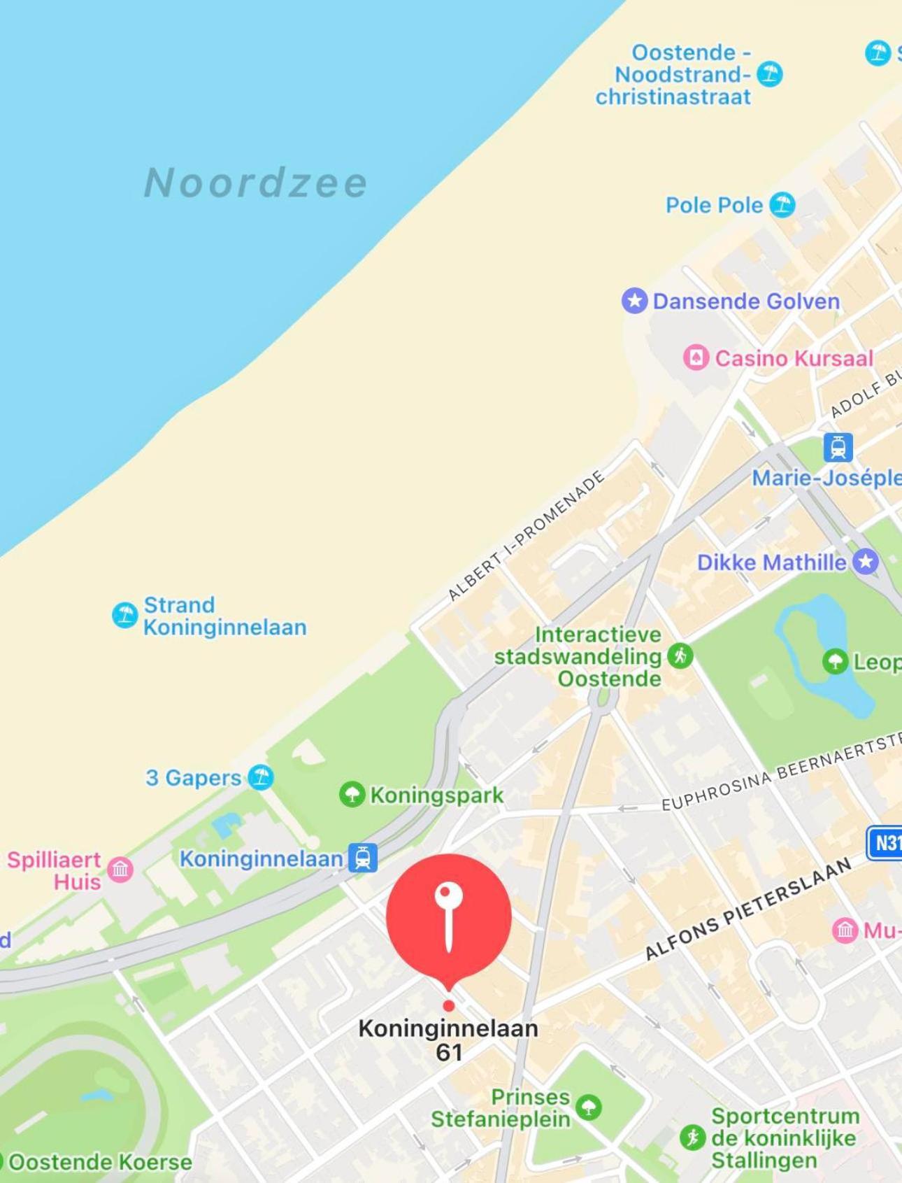 Studio F - 2 Personen - Op 250M Van De Zee Ostend Exterior photo